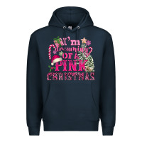 Navy I Am Dreaming Of A Pink Christmas Premium Hoodie - FaDigitalArtStudio