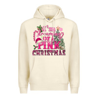 Sandshell I Am Dreaming Of A Pink Christmas Premium Hoodie - FaDigitalArtStudio