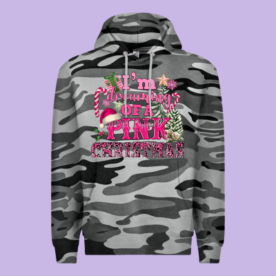 I Am Dreaming Of A Pink Christmas Premium Hoodie Designed By Fadigitalartstudio