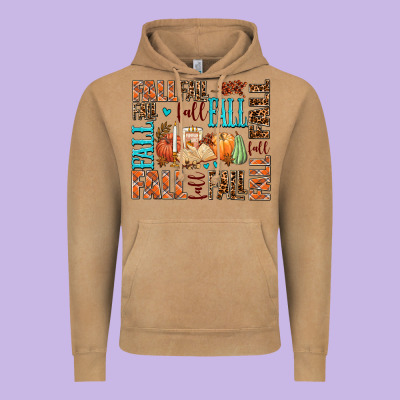 Fall Fall  Amd Pumpkins Vintage Hoodie Designed By Adodesignshop