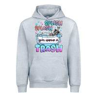 Heather Grey splish splash your opinion is trash Urban Hoodie - JahusDesignShop