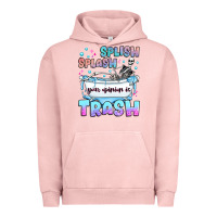 Pigment Salmon splish splash your opinion is trash Urban Hoodie - JahusDesignShop