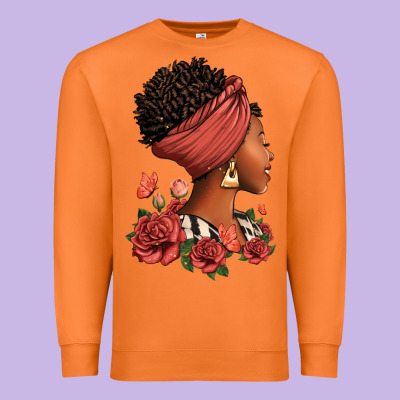 Premium Sweatshirt She who kneels before god can stand before anyone