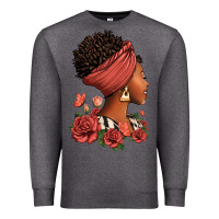 Charcoal Heather She who kneels before god can stand before anyone Premium Sweatshirt - RanaPortraitStore