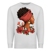 Dove Grey She who kneels before god can stand before anyone Premium Sweatshirt - RanaPortraitStore