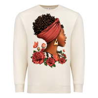 Sandshell She who kneels before god can stand before anyone Premium Sweatshirt - RanaPortraitStore