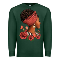 Sports Green She who kneels before god can stand before anyone Premium Sweatshirt - RanaPortraitStore