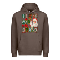 Coffee I Love A Man With A Beard Premium Hoodie - FaDigitalArtStudio