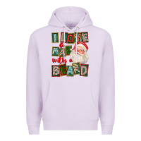 Lilac I Love A Man With A Beard Premium Hoodie - FaDigitalArtStudio