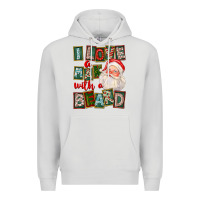 Dove Grey I Love A Man With A Beard Premium Hoodie - FaDigitalArtStudio