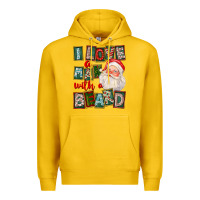 Lemon I Love A Man With A Beard Premium Hoodie - FaDigitalArtStudio