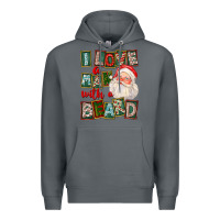 Rock I Love A Man With A Beard Premium Hoodie - FaDigitalArtStudio