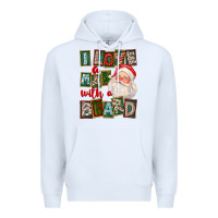 White I Love A Man With A Beard Premium Hoodie - FaDigitalArtStudio