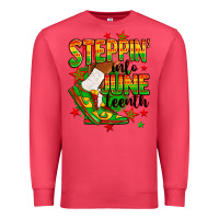 Cardinal Steppin' into Juneteenth Premium Sweatshirt - RanaPortraitStore