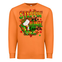Carrot Steppin' into Juneteenth Premium Sweatshirt - RanaPortraitStore