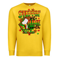Steppin' Into Juneteenth Premium Sweatshirt | Teevron