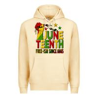 Pina Colada juneteenth fist free ish since 1865 Premium Hoodie - HRA Design Shop