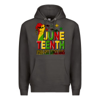 Smoke juneteenth fist free ish since 1865 Premium Hoodie - HRA Design Shop