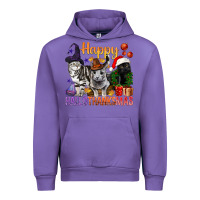 Tulip Happy Hallothanksmas Cats Urban Hoodie - BundleAndBundleShop
