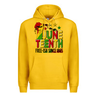 Lemon juneteenth fist free ish since 1865 Premium Hoodie - HRA Design Shop