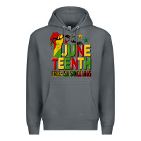 Rock juneteenth fist free ish since 1865 Premium Hoodie - HRA Design Shop