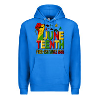 True Royal juneteenth fist free ish since 1865 Premium Hoodie - HRA Design Shop