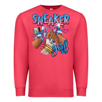 Cardinal Sneaker girl afro woman Premium Sweatshirt - RanaPortraitStore
