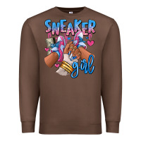 Chestnut Sneaker girl afro woman Premium Sweatshirt - RanaPortraitStore