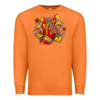 Carrot Softball afro girl sneakers Premium Sweatshirt - RanaPortraitStore