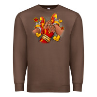 Chestnut Softball afro girl sneakers Premium Sweatshirt - RanaPortraitStore