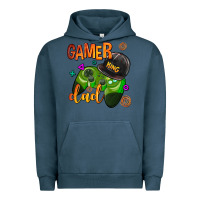 Pigment Midnight Navy gamer dad Urban Hoodie - AdoDesignShop