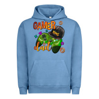 Pigment Pebble Blue gamer dad Urban Hoodie - AdoDesignShop