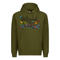 Army Green different au some Premium Hoodie - CowhideDigitalArt