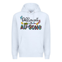 White different au some Premium Hoodie - CowhideDigitalArt