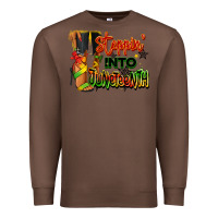 Chestnut Steppin' into Juneteenth black fashion girl Premium Sweatshirt - RanaPortraitStore