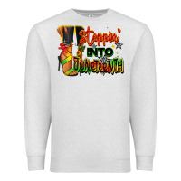 Oatmeal Heather Steppin' into Juneteenth black fashion girl Premium Sweatshirt - RanaPortraitStore