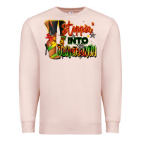 Pale Pink Steppin' into Juneteenth black fashion girl Premium Sweatshirt - RanaPortraitStore