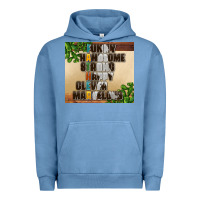 Pigment Pebble Blue fathers day Urban Hoodie - AdoDesignShop