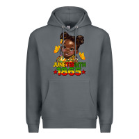 Rock juneteenth 1865 afro girl Premium Hoodie - HRA Design Shop