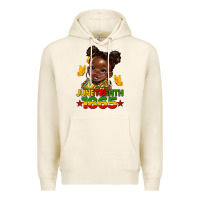 Tofu juneteenth 1865 afro girl Premium Hoodie - HRA Design Shop