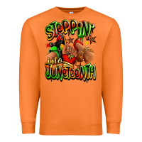 Carrot Steppin' into Juneteenth sneaker and heel afro wom Premium Sweatshirt - RanaPortraitStore