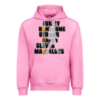 Fuchsia Pink father words Urban Hoodie - AdoDesignShop
