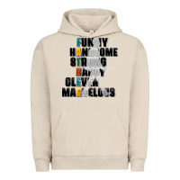 Pigment French Oak father words Urban Hoodie - AdoDesignShop