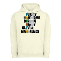 Pigment Pistachio father words Urban Hoodie - AdoDesignShop