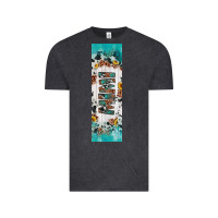 Vintage Black mimi sunflower cowhide leopard  pen wrap Vintage Tee - Artiststas