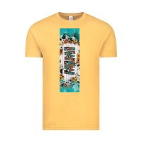 Vintage Mustard mimi sunflower cowhide leopard  pen wrap Vintage Tee - Artiststas
