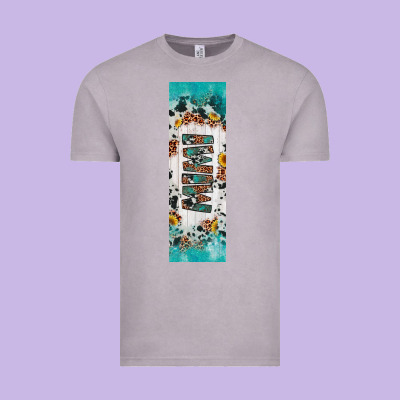 Mimi Sunflower Cowhide Leopard  Pen Wrap Vintage Tee Designed By Artiststas