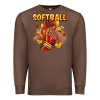Chestnut Softball life afro girl sneakers Premium Sweatshirt - RanaPortraitStore