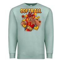 Seafoam Softball life afro girl sneakers Premium Sweatshirt - RanaPortraitStore