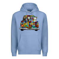 Colony Blue farm life truck autism Premium Hoodie - CowhideDigitalArt